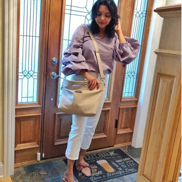 Anthropologie Ruffled & Tied Gingham Blouse - Picture 7 of 8